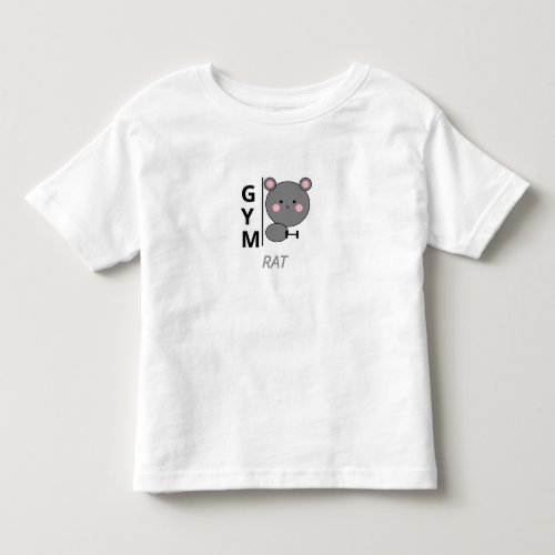 Cute Kawaii Gym Rat - Funny Fitness T-Shirt