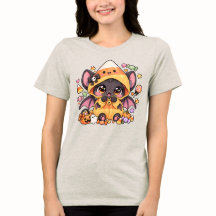Cute Kawaii Halloween Baby Bat Mushroom Hat Spooky