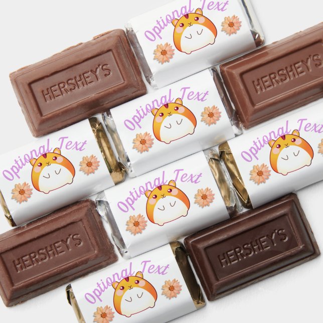 Cute Kawaii Hamster Custom   Hershey's Miniatures (Assorted)
