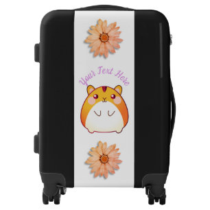 Cute Kawaii Hamster Custom Luggage