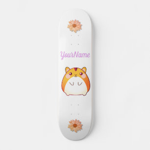 Cute Kawaii Hamster Custom  Skateboard