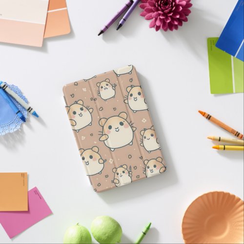 Cute Kawaii Hamster iPad Mini Cover