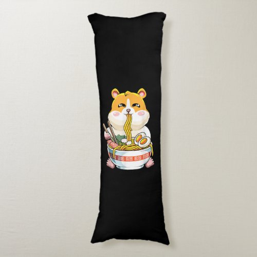 Cute Kawaii Hamster Ramen Anime Body Pillow