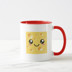 Cute Kawaii Happy Cheese Mug