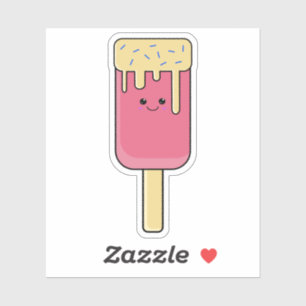 Cute Kawaii Ice Cream Ice Lolly Sticker