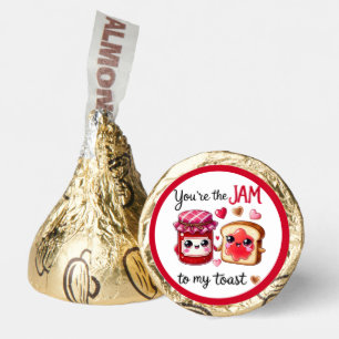 Cute Kawaii Jam and Toast Hershey®'s Kisses®