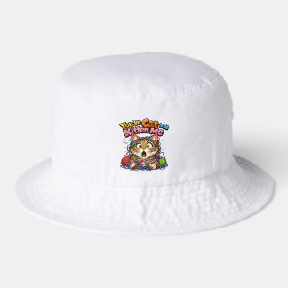 Cute Kawaii Kitten Cat  Bucket Hat
