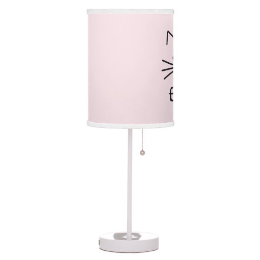 Cute Kawaii Kitten Cat Face With Pink Heart Nose Table Lamp Zazzle