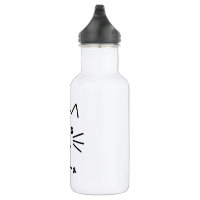 Almond Latte Cute Water Bottle Flask