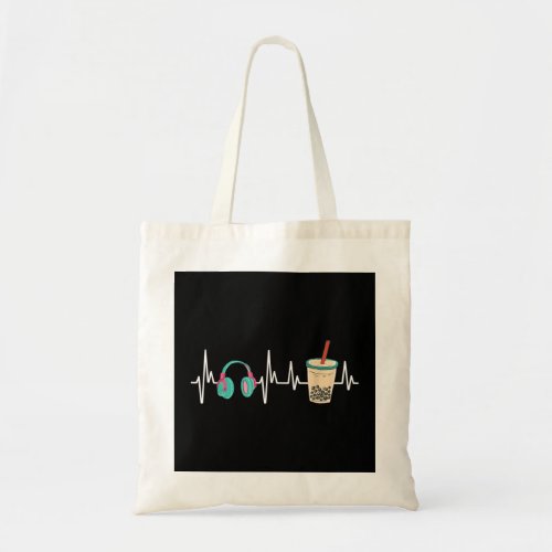 Cute Kawaii KPop and Boba Bubble Tea Lover  Tote Bag