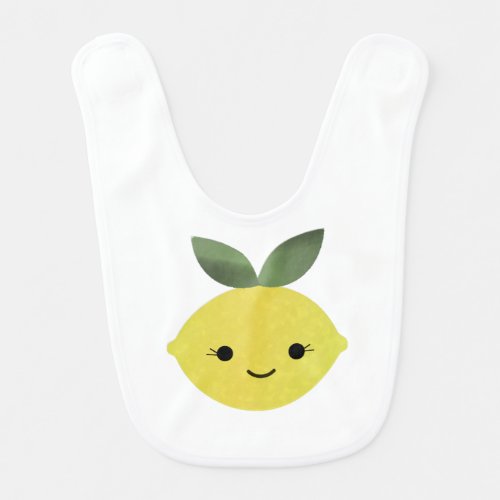 Cute Kawaii Lemon Baby Bib