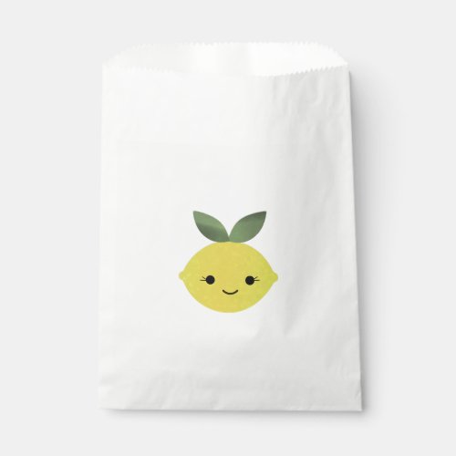 Cute Kawaii Lemon Favor Bag