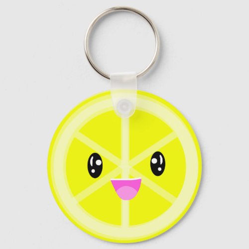 Cute Kawaii Lemon Keychain