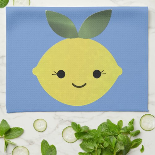 Cute Kawaii Lemon Kitchen Towel