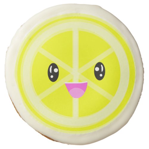 Cute Kawaii Lemon Sugar Cookie