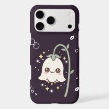 Cute Kawaii Lily of the Valley Dark Plum