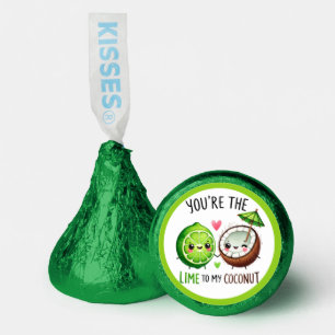 Cute Kawaii Lime and Coconut Hershey®'s Kisses®
