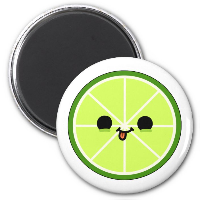 Cute Kawaii Lime Magnet | Zazzle.com