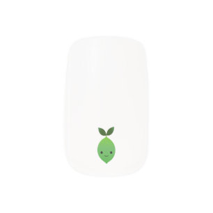 Cute Kawaii Lime Minx Nail Art