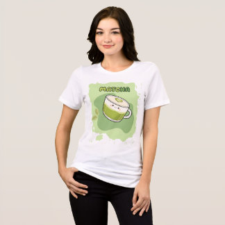 Cute Kawaii Matcha Latte Tri-Blend Shirt