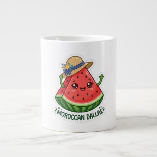Cute Kawaii Moroccan Dallae Traditional SumSticker Giant Coffee Mug