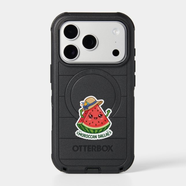 Cute Kawaii Moroccan Dallae Traditional SumSticker Otterbox iPhone Case (Back)