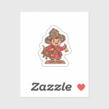 Cute Kawaii Moroccan Guerab Water Carrier Sticker