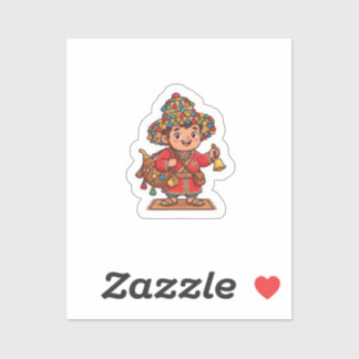 Cute Kawaii Moroccan Guerab Water Carrier Sticker