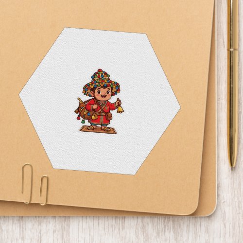 Cute Kawaii Moroccan Guerab Water Carrier Sticker Patch