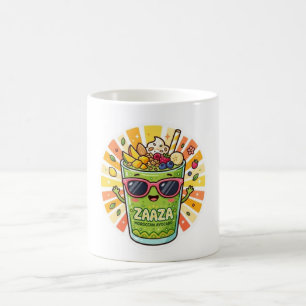 Cute Kawaii Moroccan Zaaza Summer Avocado SSticker Coffee Mug