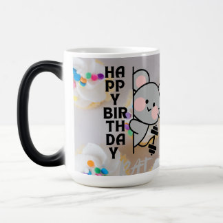 Cute Kawaii Mouse Colour Morphing Coffee Cup Gift