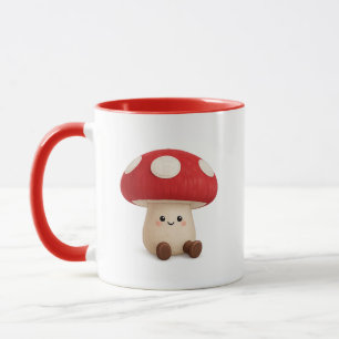 Cute Kawaii Mushroom Coffee Mug