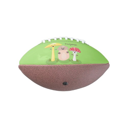 Cute kawaii mushroom fungi toadstool  football