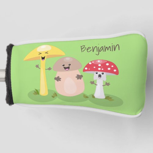 Cute kawaii mushroom fungi toadstool golf head cover