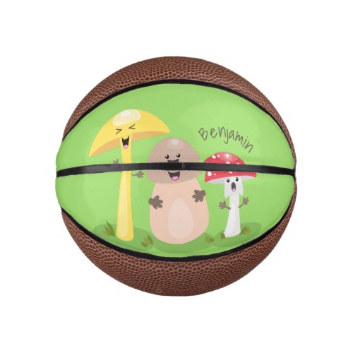 Cute kawaii mushroom fungi toadstool  mini basketball