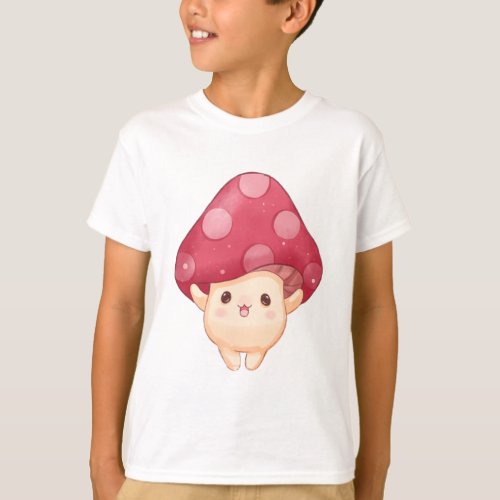 Cute Kawaii Mushroom T_Shirt