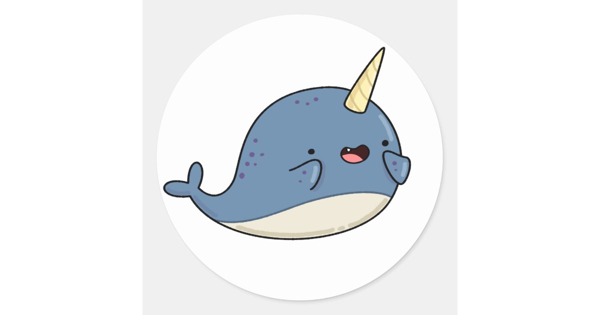 cute narwhal cartoon