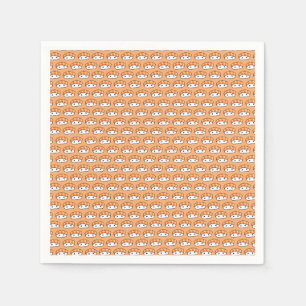 Cute Kawaii Nigiri Sushi Seamless Pattern Napkins