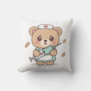  Cute Kawaii Nurse Teddy Bear Pillow