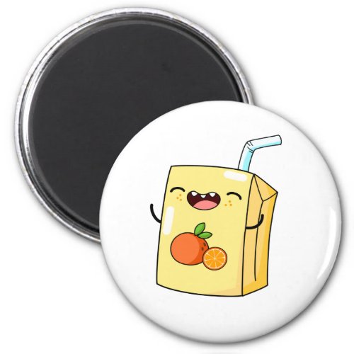 Cute Kawaii Orange Juice Magnet