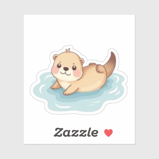 Cute Kawaii Otte Sticker (Sheet)