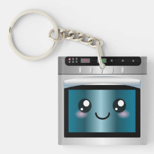 Cute Kawaii Oven - Chef & Baker Gifts Keychain