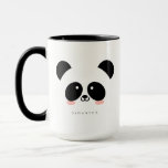 Cute Kawaii Panda | Add Your Name Mug at Zazzle