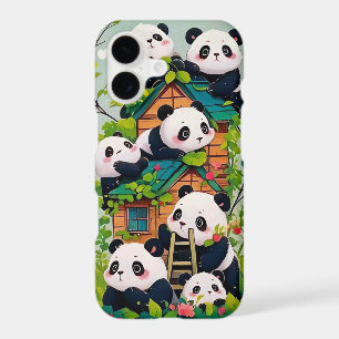 Cute Kawaii Panda Case-Mate iPhone 17 Case