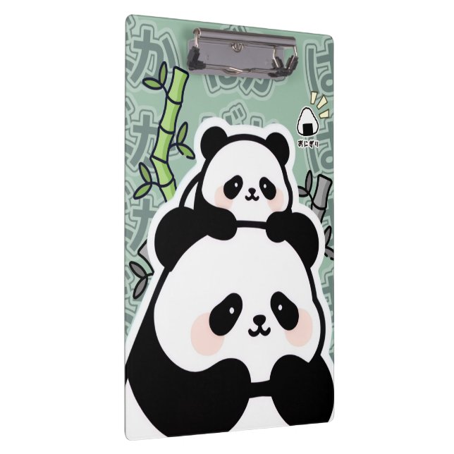 Cute Kawaii Panda Clipboard (Right)