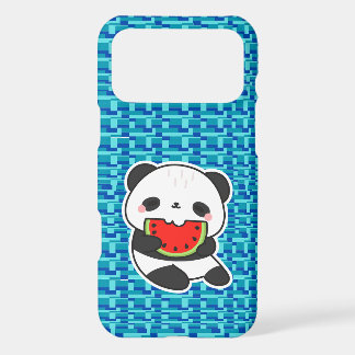 Cute Kawaii Panda Eating Watermelon Phone Case
