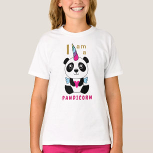 Cute Kawaii Panda - I Am A Pandicorn T-Shirt