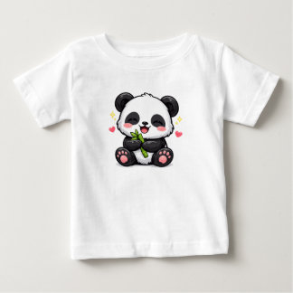Cute Kawaii Panda Kids T-Shirt | Adorable Cartoon