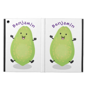 Cute kawaii papaya paw paw cartoon illustration case for iPad air