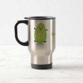 Cute kawaii papaya paw paw cartoon illustration beverage pitcher